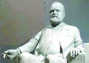The Woodstock Independent Welles Sculpture