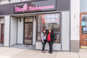 Angie Reynoso is on the left