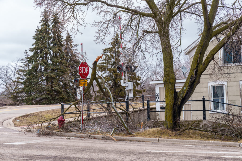 SE corner of Calhoun and Madison St.