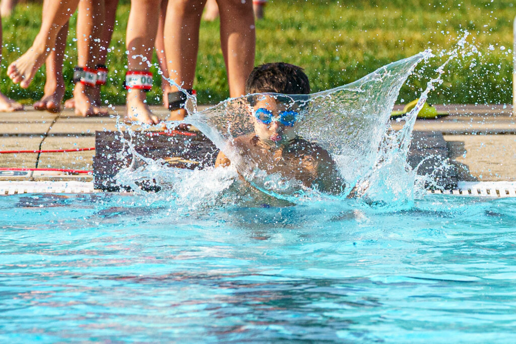 Just dropping into the water to swim. I like the look of it