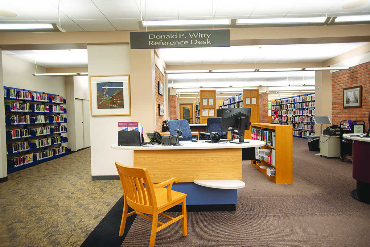 Library Desk Standard Technology assistance help desk: New ADA-compliant reference desk an ...