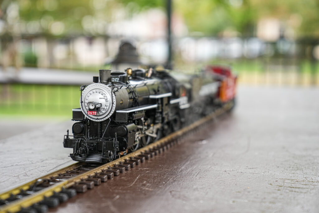 southern pacific p8 at the band shell