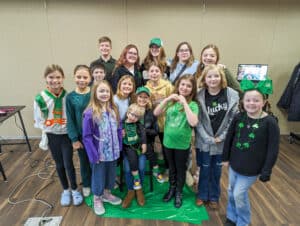 Friends and family of Norah Thomas and Nicholas Karasch