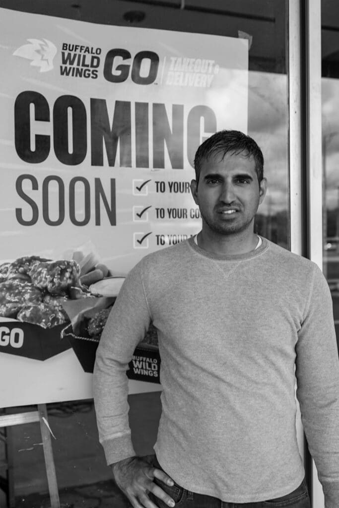 Independent Photo by Andrew Rousey
Local Buffalo Wild Wings GO owner Nilesh Patel is finishing work on the Woodstock location, which is set to open June 10.