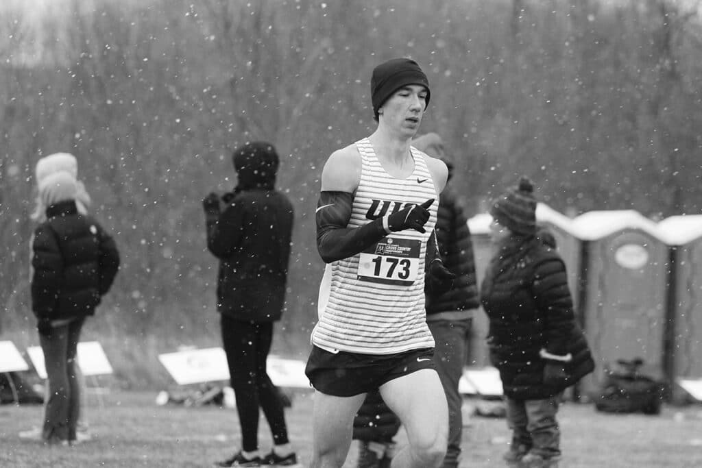 courtesy photos 
Ryan Jones competes for the University of Illinois-Springfield.